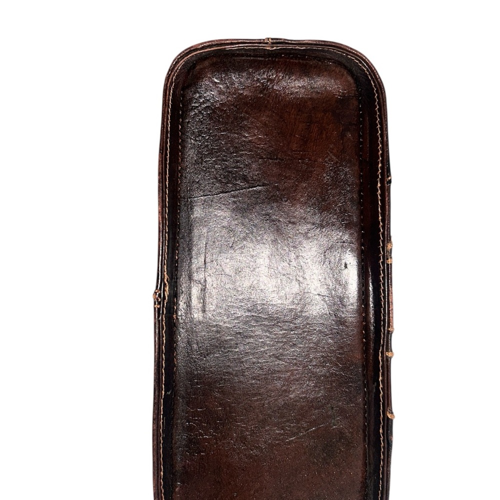 American West Brown Leather Shoulder Bag - Picture 4 of 13